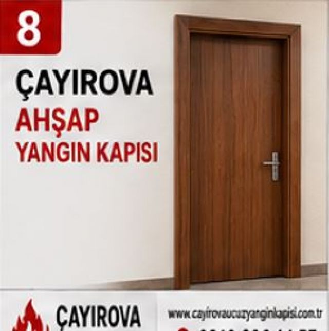 Çayırova Ahşap Yangın Kapısı