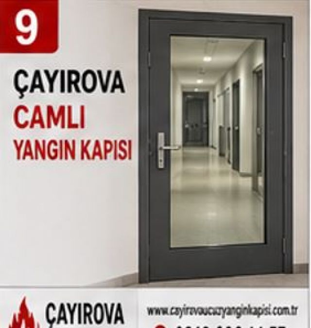Çayırova Camlı Yangın Kapısı