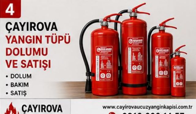 Çayırova Yangın Tüpü Dolumu ve Satışı